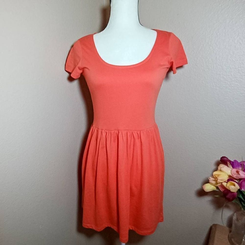 Ichi orange dress 